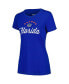 ფოტო #2 პროდუქტის Women's Royal, Orange Florida Gators Arctic T-shirt and Flannel Pants Sleep Set