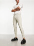 Фото #1 товара Only & Sons slim fit tapered smart trousers in beige