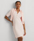 ფოტო #4 პროდუქტის Women's Short-Sleeve Polo Dress