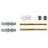 ARTIC 5x75 mm toilet bolt vertical brass