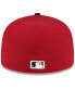 Фото #3 товара Men's Red, Black Arizona Diamondbacks Home Authentic Collection On-Field 59FIFTY Fitted Hat