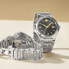 Фото #4 товара Наручные часы Steve Madden Dual Colored Dark Brown and Light Brown Leather Strap Watch, 36mm.