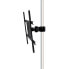 Neomounts by Newstar tv pole mount - 25 kg - 58.4 cm (23") - 132.1 cm (52") - 75 x 75 mm - 400 x 400 mm - Black