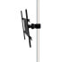 Фото #6 товара Neomounts by Newstar tv pole mount - 25 kg - 58.4 cm (23") - 132.1 cm (52") - 75 x 75 mm - 400 x 400 mm - Black