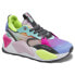 Puma RsXl Vibes Lace Up Womens Multi, Purple Sneakers Casual Shoes 39134301