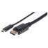 Фото #3 товара MANHATTAN MANHA-152471 DisplayPort to usb-c cable