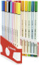 Фото #13 товара STABILO Pen 68 brush - 20 colours - Multicolour - Bullet tip & Brush tip - Multicolour - Hexagonal - Water-based ink