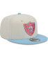 ფოტო #1 პროდუქტის Men's Cream, Light Blue Las Vegas Raiders Two-Tone Color Pack 9FIFTY Snapback Hat