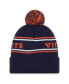 Фото #2 товара Men's Navy Virginia Cavaliers Marquee Cuffed Knit Hat with Pom