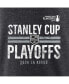 Men's Heather Charcoal Los Angeles Kings 2024 Stanley Cup Playoffs Crossbar Tri-Blend T-Shirt