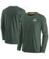 Фото #2 товара Men's Green Green Bay Packers Sideline Lockup Performance Long Sleeve T-shirt