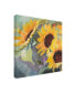 Фото #2 товара Sandra Iafrate Sunflowers in Watercolor I Canvas Art - 15" x 20"