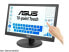 ASUS 15.6" Touch Monitor (VT168HR) - WXGA (1366 x 768), 10-point Touchscreen, Fl