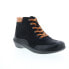 Фото #2 товара Ziera Arlo ZR10214BCPHG Womens Black Wide Leather Lace Up Casual Dress Boots