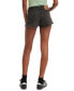 Women's Distressed Frayed-Hem Super-Low Denim Shorts