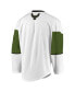 Фото #4 товара Men's White, Green Rochester Knighthawks Replica Jersey