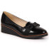 Vinceza W JAN71 black patent shoes