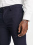 Фото #3 товара Selected Homme slim fit wool mix suit trousers in navy