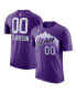 Фото #1 товара Men's Jordan Clarkson Purple Utah Jazz 2023/24 City Edition Name and Number T-shirt