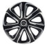 Фото #1 товара Колпаки для колес Alcar 4x накладки на диски Livorno черного цвета 16 дюймов
