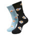 Фото #2 товара MISTER TEE Fried Egg socks 2 pairs