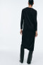 Фото #5 товара Платье вязаное длинное ZARA