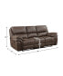 White Label Fleming 90" Double Reclining Sofa