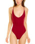 Фото #1 товара LSpace 293040 Pointelle Rib Gianna One-Piece Classic Cabernet 6