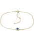 ფოტო #1 პროდუქტის Lab-Grown Opal Ankle Bracelet (Also in Cubic Zirconia), Created for Macy's