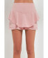 ფოტო #1 პროდუქტის Women's Ruffle Layered Mini Skort