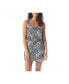 ფოტო #1 პროდუქტის Women's Animal Inspired Print Madison Sleeveless Skort Romper