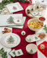 Фото #3 товара Christmas Tree Polka Dot 4 Piece Rice Bowls Set, Service for 4