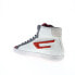 Фото #13 товара Diesel S-Leroji Mid Mens White Leather Lifestyle Sneakers Shoes