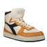 Фото #3 товара Diadora Mi Basket Used High Top Mens Orange, White Sneakers Casual Shoes 158569