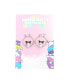 ფოტო #3 პროდუქტის Sanrio Women's Enamel Plated Hoop Earrings Officially Licensed - Kuromi