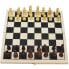 DIMASA Board Game Wooden Briefcase Chess Checkers