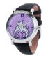 Фото #1 товара Наручные часы Alexander men's Triumph Automatic Black Leather, Silver-Tone Dial, 49mm Round Watch.