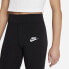 NIKE Sportswear Essential Energy leggings Black / Lt Smoke Grey / White 1, 13-15 лет - фото #4