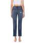 ფოტო #2 პროდუქტის Women's High Rise Ankle Slim Straight Jeans