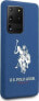 Фото #6 товара Чехол для смартфона U.S. Polo Assn. Silicone для Samsung Galaxy S20 Ultra G988 темно-синий/гранатовый