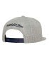 Фото #4 товара Men's Heather Gray Denver Nuggets Hardwood Classics 2.0 Snapback Hat