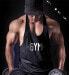 Men's Sports Tank Top Muscle Gym Workout Shirt Bodybuilding Sleeveless T-Shirt Stringer Fitness