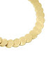 Gold Disc Collar Necklace