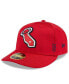 ფოტო #1 პროდუქტის Men's Red Los Angeles Angels 2024 Clubhouse Low Profile 59FIFTY Fitted Hat