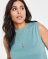 ფოტო #2 პროდუქტის Gold-Tone Seashell Pendant Necklace, 38" + 2" extender, Created for Macy's