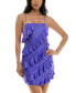 Juniors' Ruffled Bodycon Dress