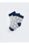 LCW ECO Desenli Erkek Bebek Soket Çorap 3'lü
