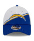 Фото #2 товара Men's White, Blue Los Angeles Chargers 2023 Sideline 9FORTY Adjustable Hat