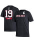 Фото #1 товара Men's Jonathan Toews Black Chicago Blackhawks Reverse Retro 2.0 Name and Number T-shirt