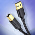 Kabel przewód USB Typ B do drukarki męski - USB 2.0 męski 480Mbps 1m czarny